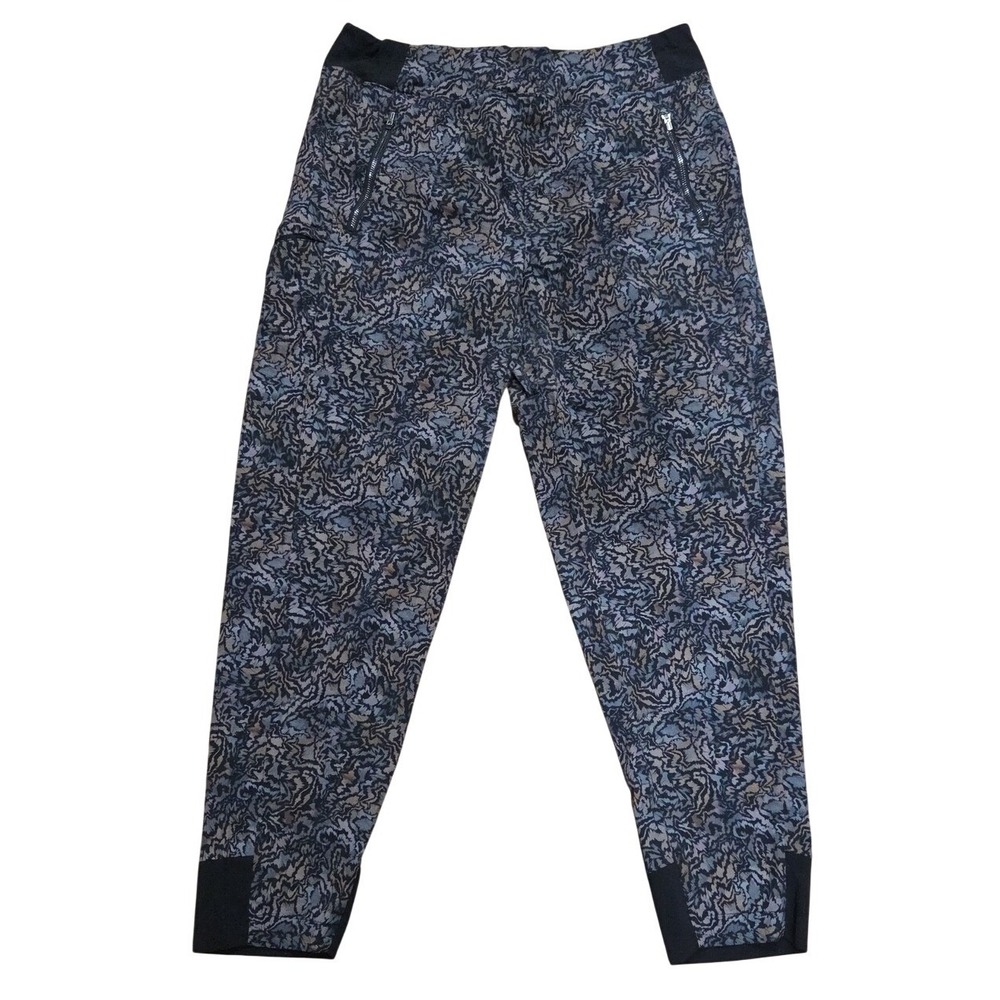 Athleta Trekkie North Tapered Joggers Pants Kinetic Sporty Print Athleisure 14